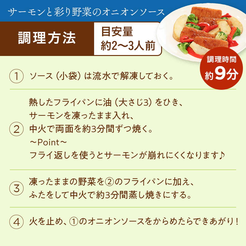 おさかなのミールキット。スタッフおすすめの簡易レシピ。